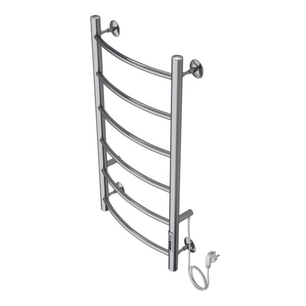 Полотенцесушитель электрический AZARIO VERONA AZ04848 400/800 6 секций, диммер справа, хром Полотенцесушитель электрический AZARIO VERONA AZ04848 400/800 6 секций, диммер справа, хром