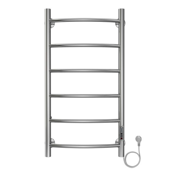 Полотенцесушитель электрический AZARIO VERONA AZ04848 400/800 6 секций, диммер справа, хром Полотенцесушитель электрический AZARIO VERONA AZ04848 400/800 6 секций, диммер справа, хром