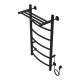Полотенцесушитель электрический AZARIO VERONA AZ04848PB 400/800 5 секций, с полкой, тен справа, черный Полотенцесушитель электрический AZARIO VERONA AZ04848PB 400/800 5 секций, с полкой, тен справа, черный