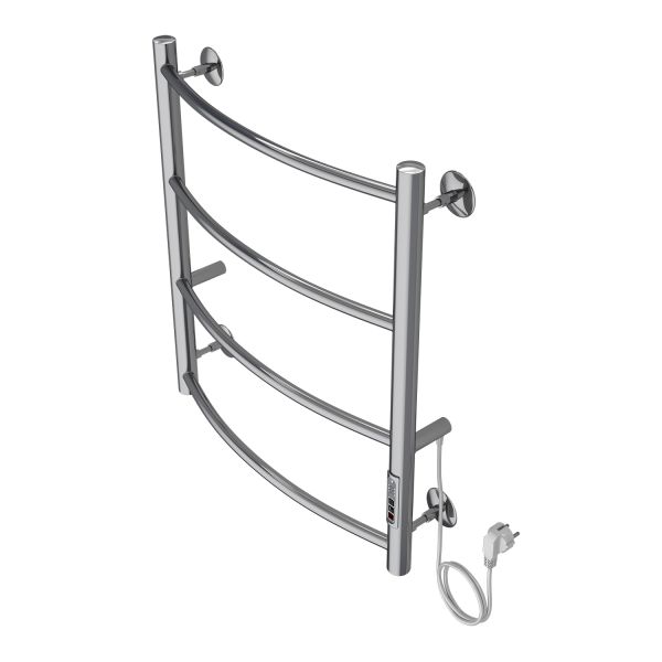 Полотенцесушитель электрический AZARIO VERONA AZ04856 500/600 4 секции, тен слева, хром Полотенцесушитель электрический AZARIO VERONA AZ04856 500/600 4 секции, тен слева, хром