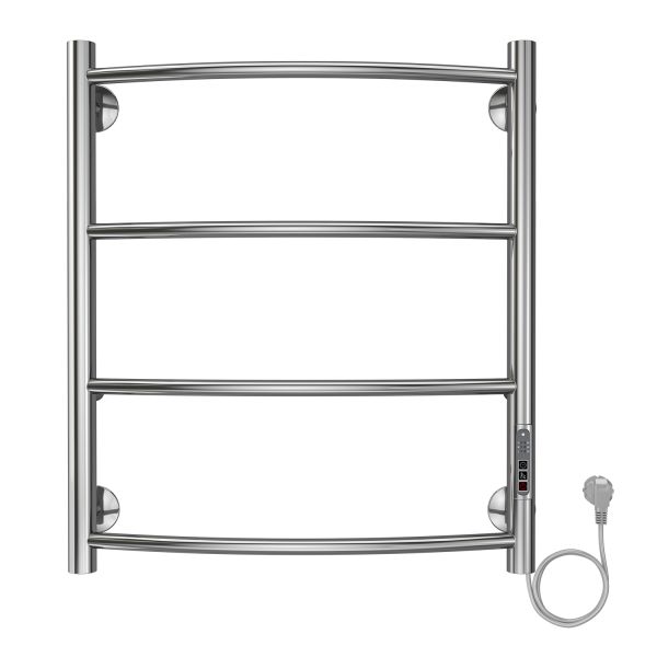 Полотенцесушитель электрический AZARIO VERONA AZ04856 500/600 4 секции, тен слева, хром Полотенцесушитель электрический AZARIO VERONA AZ04856 500/600 4 секции, тен слева, хром