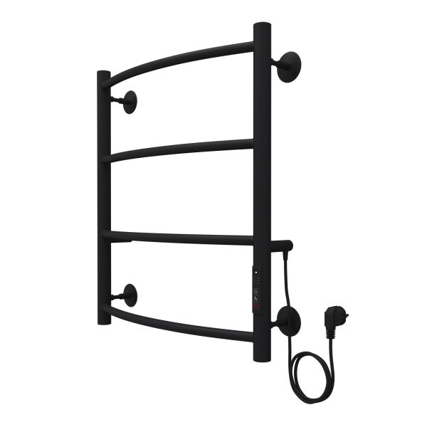 Полотенцесушитель электрический AZARIO VERONA AZ04856B 500/600 4 секции, диммер справа Полотенцесушитель электрический AZARIO VERONA AZ04856B 500/600 4 секции, диммер справа