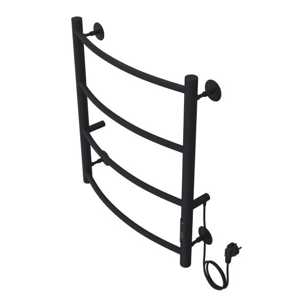 Полотенцесушитель электрический AZARIO VERONA AZ04856B 500/600 4 секции, диммер справа Полотенцесушитель электрический AZARIO VERONA AZ04856B 500/600 4 секции, диммер справа