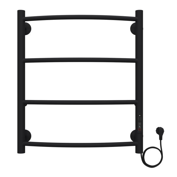 Полотенцесушитель электрический AZARIO VERONA AZ04856B 500/600 4 секции, диммер справа Полотенцесушитель электрический AZARIO VERONA AZ04856B 500/600 4 секции, диммер справа