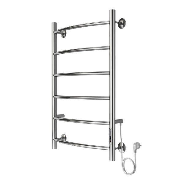 Полотенцесушитель электрический AZARIO VERONA AZ04858 500/800 6 секций, диммер справа, хром Полотенцесушитель электрический AZARIO VERONA AZ04858 500/800 6 секций, диммер справа, хром