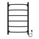 Полотенцесушитель электрический AZARIO VERONA AZ04858B 500/800 6 секций, диммер справа, черный Полотенцесушитель электрический AZARIO VERONA AZ04858B 500/800 6 секций, диммер справа, черный