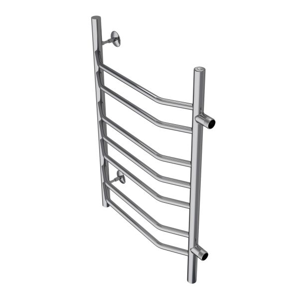 Полотенцесушитель водяной AZARIO RAVENNA AZ07558 500/800 7 секций, боковое подключение, 1, хром Полотенцесушитель водяной AZARIO RAVENNA AZ07558 500/800 7 секций, боковое подключение, 1, хром