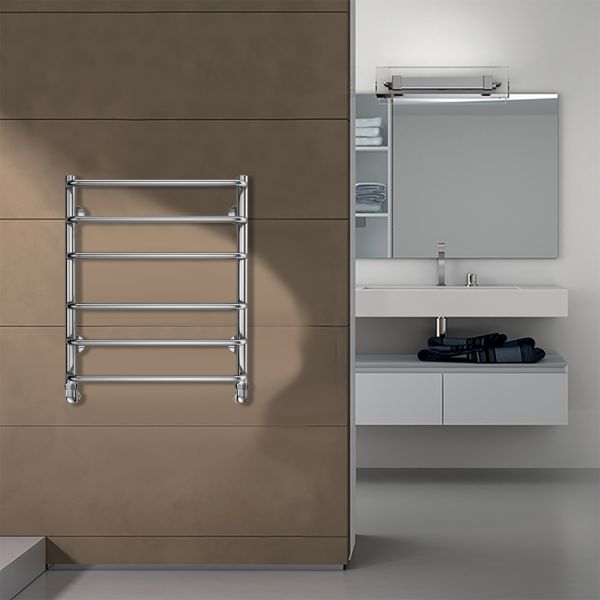 Полотенцесушитель водяной AZARIO FERRARA AZ09156 500/600 6 секций, нижнее/диагональное подключение, 1/2, хром Полотенцесушитель водяной AZARIO FERRARA AZ09156 500/600 6 секций, нижнее/диагональное подключение, 1/2, хром