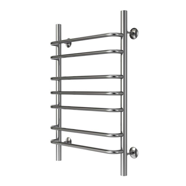 Полотенцесушитель водяной AZARIO FERRARA AZ09158 500/800 7 секций, нижнее/диагональное подключение, 1/2, хром Полотенцесушитель водяной AZARIO FERRARA AZ09158 500/800 7 секций, нижнее/диагональное подключение, 1/2, хром