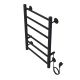 Полотенцесушитель электрический AZARIO PARMA AZ10846B 400/600 6 секций, тен справа, черный Полотенцесушитель электрический AZARIO PARMA AZ10846B 400/600 6 секций, тен справа, черный