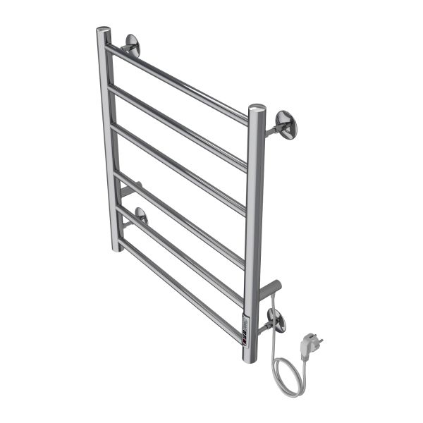 Полотенцесушитель электрический AZARIO PARMA AZ10856  500/600 6 секций, тен справа, хром Полотенцесушитель электрический AZARIO PARMA AZ10856  500/600 6 секций, тен справа, хром