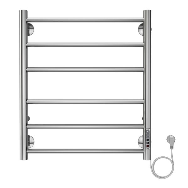 Полотенцесушитель электрический AZARIO PARMA AZ10856  500/600 6 секций, тен справа, хром Полотенцесушитель электрический AZARIO PARMA AZ10856  500/600 6 секций, тен справа, хром