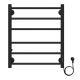 Полотенцесушитель электрический AZARIO PARMA AZ10856B 500/600 6 секций, тен справа, черный Полотенцесушитель электрический AZARIO PARMA AZ10856B 500/600 6 секций, тен справа, черный