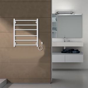 Полотенцесушитель электрический AZARIO PARMA AZ10856W 500/600 6 секций, диммер справа, белый