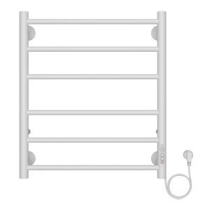Полотенцесушитель электрический AZARIO PARMA AZ10856W 500/600 6 секций, диммер справа, белый