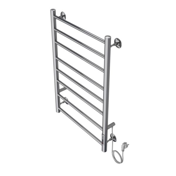 Полотенцесушитель электрический AZARIO PARMA AZ10858 500/800 8 секций, диммер справа, хром Полотенцесушитель электрический AZARIO PARMA AZ10858 500/800 8 секций, диммер справа, хром