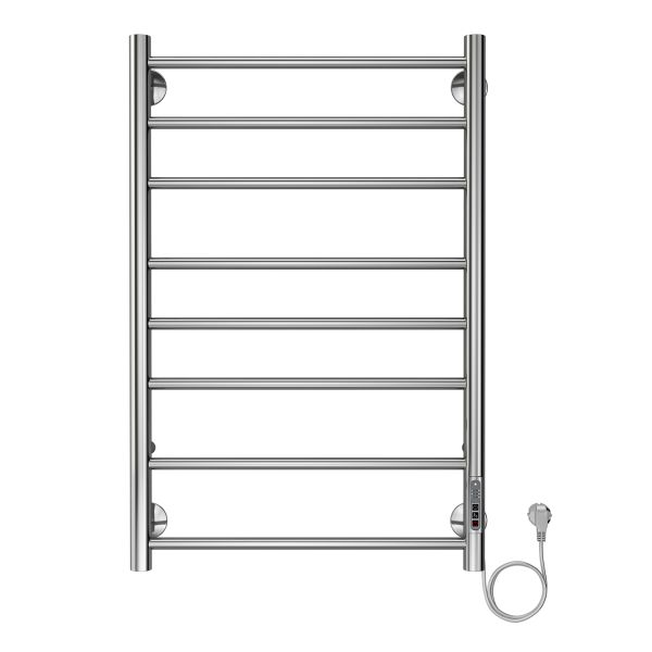 Полотенцесушитель электрический AZARIO PARMA AZ10858 500/800 8 секций, диммер справа, хром Полотенцесушитель электрический AZARIO PARMA AZ10858 500/800 8 секций, диммер справа, хром