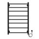 Полотенцесушитель электрический AZARIO PARMA AZ10858B 500/800 8 секций, тен справа, черный Полотенцесушитель электрический AZARIO PARMA AZ10858B 500/800 8 секций, тен справа, черный