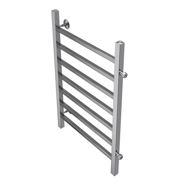 Полотенцесушитель водяной AZARIO ANCONA AZ71558 500/800 квадрат, 7 секций, боковое подключение, 3/4, хром Полотенцесушитель водяной AZARIO ANCONA AZ71558 500/800 квадрат, 7 секций, боковое подключение, 3/4, хром