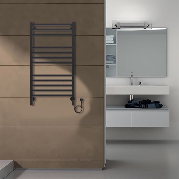 Полотенцесушитель электрический AZARIO ANCONA AZ71850B 500/1000 квадрат, 12 секций, диммер справа, черный Полотенцесушитель электрический AZARIO ANCONA AZ71850B 500/1000 квадрат, 12 секций, диммер справа, черный