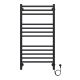 Полотенцесушитель электрический AZARIO ANCONA AZ71850B 500/1000 квадрат, 12 секций, диммер справа, черный Полотенцесушитель электрический AZARIO ANCONA AZ71850B 500/1000 квадрат, 12 секций, диммер справа, черный