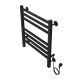 Полотенцесушитель электрический AZARIO ANCONA  AZ71856B 500/600 квадрат, 7 секций, тен справа, черный Полотенцесушитель электрический AZARIO ANCONA  AZ71856B 500/600 квадрат, 7 секций, тен справа, черный