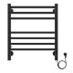 Полотенцесушитель электрический AZARIO ANCONA  AZ71856B 500/600 квадрат, 7 секций, тен справа, черный Полотенцесушитель электрический AZARIO ANCONA  AZ71856B 500/600 квадрат, 7 секций, тен справа, черный
