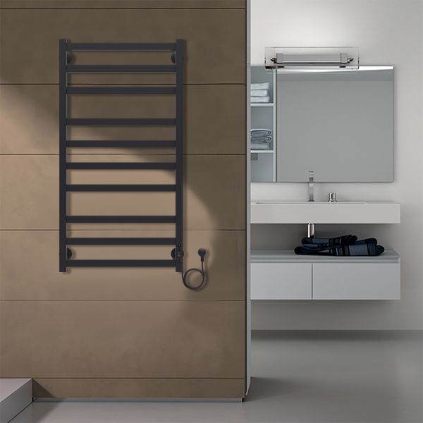 Полотенцесушитель электрический AZARIO PALERMO AZ83850B 500/1000 квадрат, 10 секций, диммер справа, черный Полотенцесушитель электрический AZARIO PALERMO AZ83850B 500/1000 квадрат, 10 секций, диммер справа, черный