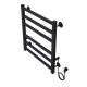 Полотенцесушитель электрический AZARIO PALERMO AZ83856B 500/600 квадрат, 6 секций, тен справа, черный Полотенцесушитель электрический AZARIO PALERMO AZ83856B 500/600 квадрат, 6 секций, тен справа, черный