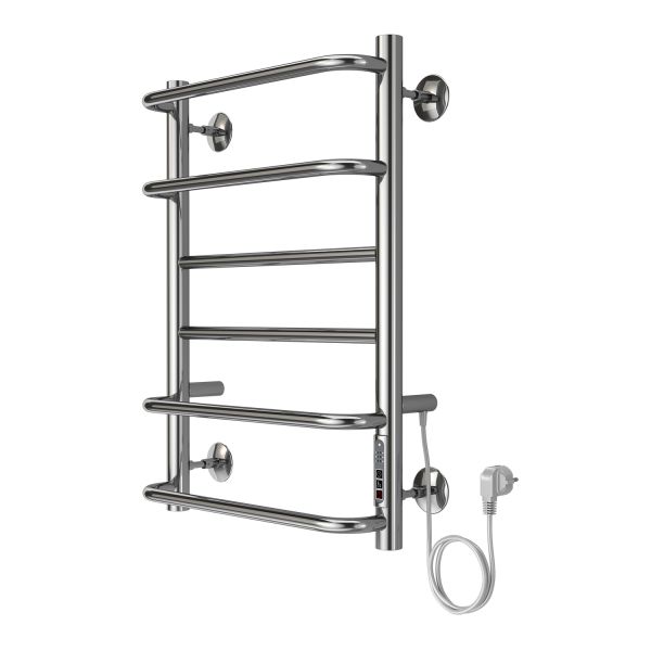 Полотенцесушитель электрический AZARIO MILAN AZ90846 400/600 6 секций, диммер справа, хром Полотенцесушитель электрический AZARIO MILAN AZ90846 400/600 6 секций, диммер справа, хром