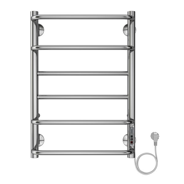 Полотенцесушитель электрический AZARIO MILAN AZ90846 400/600 6 секций, диммер справа, хром Полотенцесушитель электрический AZARIO MILAN AZ90846 400/600 6 секций, диммер справа, хром
