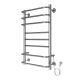 Полотенцесушитель электрический AZARIO MILAN AZ90858 500/800 8 секций, тен справа, хром Полотенцесушитель электрический AZARIO MILAN AZ90858 500/800 8 секций, тен справа, хром