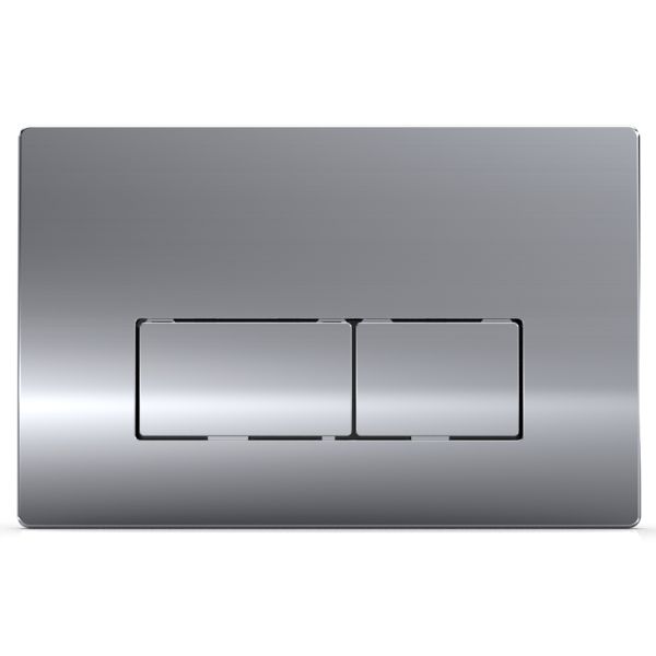 Кнопка смыва AZARIO KAPRIS AZ-8200-0089/AZ-P58-0120 двойная, квадратная, цвет хром глянец Кнопка смыва AZARIO KAPRIS AZ-8200-0089/AZ-P58-0120 двойная, квадратная, цвет хром глянец