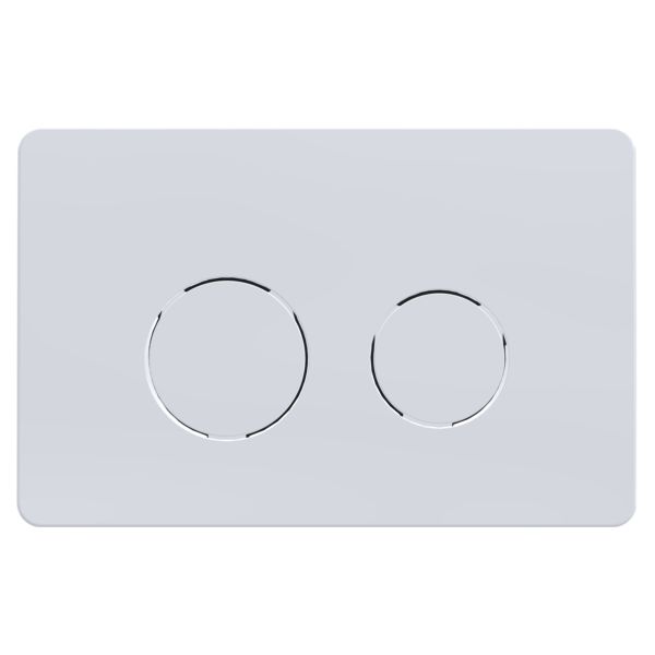 Кнопка смыва AZARIO KAPRIS AZ-8200-0085/AZ-P57-0130 двойная, круглая, цвет белый Кнопка смыва AZARIO KAPRIS AZ-8200-0085/AZ-P57-0130 двойная, круглая, цвет белый