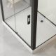 Душевая кабина Niagara Standart ST120/90/15Q/BL/BK 120x90 см профиль чёрный стекло прозрачное