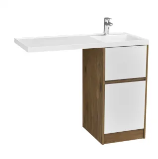 Фасад тумбы под раковину Aquaton Лондри 1A274901LH010 40 см белый