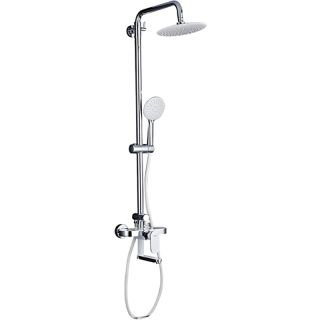 Душевая стойка Gappo G2419-8 белый/хром Душевая стойка Gappo G2419-8 белый/хром