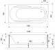 Гидромассажная ванна Royal Bath Azur De Luxe 150x80см левая белый RB614201DL-L Гидромассажная ванна Royal Bath Azur De Luxe 150x80см левая белый RB614201DL-L