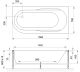 Гидромассажная ванна Royal Bath Azur De Luxe 160x80см правая белый RB614202DL-R