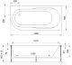Гидромассажная ванна Royal Bath Azur De Luxe 170x80см правая белый RB614203DL-R