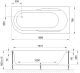 Гидромассажная ванна Royal Bath Azur Standart 170x80см правая белый RB614203ST-R