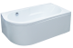 Акриловая ванна Royal Bath Azur правая 140x80см белый RB614200R