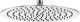 Верхний душ E.C.A. Shower Head Slim 102145014EX хром