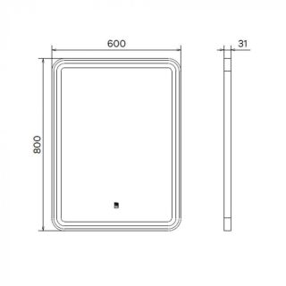 Зеркало Comforty Ситара-60 00-00017881 золото матовое Зеркало Comforty Ситара-60 00-00017881 золото матовое