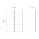 Шкаф подвесной Comforty 00-00017834 белый глянец 60 см