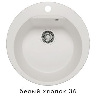Мойка кухонная Polygran ATOL-520 белый хлопок 627451