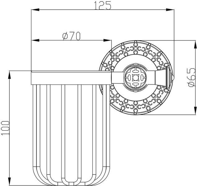 Держатель освежителя воздуха Zorg Antic AZR 19 BR бронза