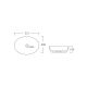 Раковина накладная Orange B05-520W 50 см белый