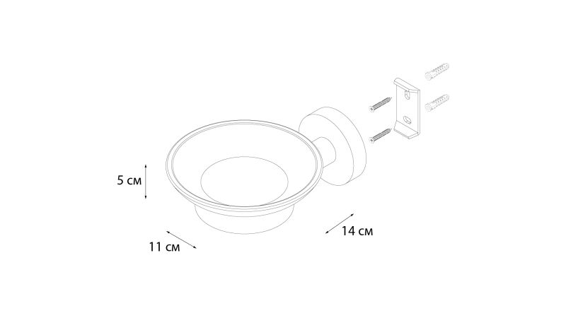 Мыльница стекло хром Fixsen Comfort Chrome (FX-85008) Мыльница стекло хром Fixsen Comfort Chrome (FX-85008)