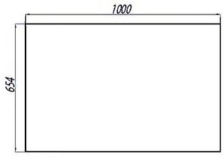 Зеркало Акватон Отель 100см 1A107402OT010 Зеркало Акватон Отель 100см 1A107402OT010